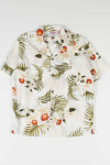 Kid's Cream Orchid Hawaiian Shirt