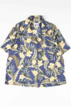 Royal Blue Hibiscus Hawaiian Shirt