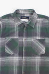 Grey & Green Soft Flannel