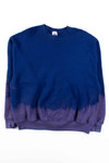 Half Bleached Navy Sweatshirt 1