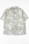 Leaf Print Hawaiian Shirt