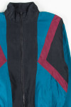 90s Silk Color Blocked Jacket 18450