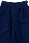 Navy Pleated Pants (sz. 12) 1