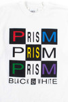 Prism Black & White T-Shirt (Single Stitch)