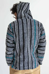 Charcoal Greca Baja Hoodie