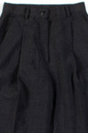 Dark Grey Pleated Pants (sz. 0)