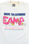 Church Of God Camping T-Shirt (X-Large, Single Stitch)