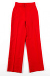 Red Straight Leg Pants (sz. 12)