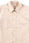 Tan Short Sleeve Button Up Shirt