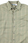 Olive Plaid Button Up Shirt 2