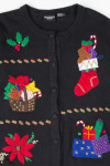 Black Ugly Christmas Cardigan 53755