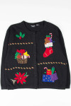 Black Ugly Christmas Cardigan 53755