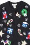 Black Ugly Christmas Cardigan 53849