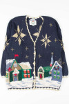 Blue Ugly Christmas Cardigan 53811