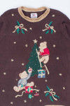 Brown Ugly Christmas Pullover 53719