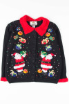 Black Ugly Christmas Cardigan 53765