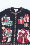 Black Ugly Christmas Cardigan 53730