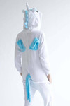 Blue Unicorn Onesie Pajamas 1