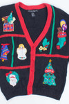 Black Ugly Christmas Cardigan 53651