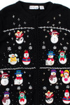 Black Ugly Christmas Cardigan 54036