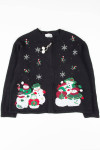 Black Ugly Christmas Cardigan 54094