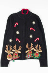 Black Ugly Christmas Cardigan 54095