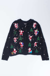 Black Ugly Christmas Cardigan 54364