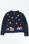 Black Ugly Christmas Cardigan 54055