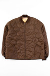 Vintage Brown Quilted Jacket