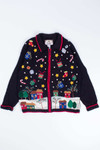 Black Ugly Christmas Cardigan 54512