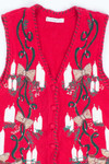 Red Ugly Christmas Vest 55023