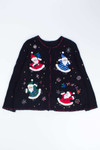 Black Ugly Christmas Cardigan 54558