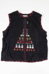 Black Ugly Christmas Vest 54933