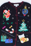 Black Ugly Christmas Cardigan 54568