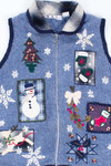 Blue Ugly Christmas Vest 54847