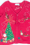 Red Ugly Christmas Cardigan 54394