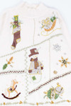 White Ugly Christmas Pullover 54399