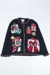 Black Ugly Christmas Cardigan 55139