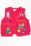 Red Ugly Christmas Vest 54789