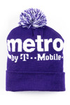 Metro By T-Mobile Pom Pom Vintage Beanie