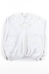 White Lace Sweatshirt 2