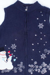 Blue Ugly Christmas Vest 54813