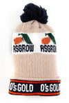 O's Gold Asgrow Pom Pom Vintage Beanie