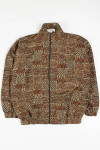 Checkered Animal Print 90s Jacket 18827