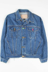 Jewel Button Denim Jacket 1231