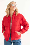 Red Polo Puffer Jacket