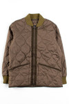 Olive Green Quilted Jacket