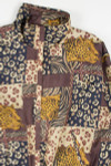 Silk Leopard Print 90s Jacket 18798