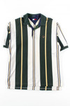 Green Striped Tommy Hilfiger Polo Shirt