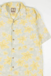 Yellow Floral Tommy Bahama Silk Hawaiian Shirt 1812